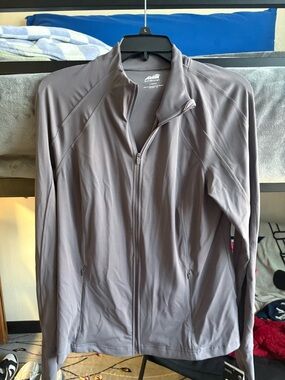 Avia Men's Full-Zip Performance Jacket in Gray